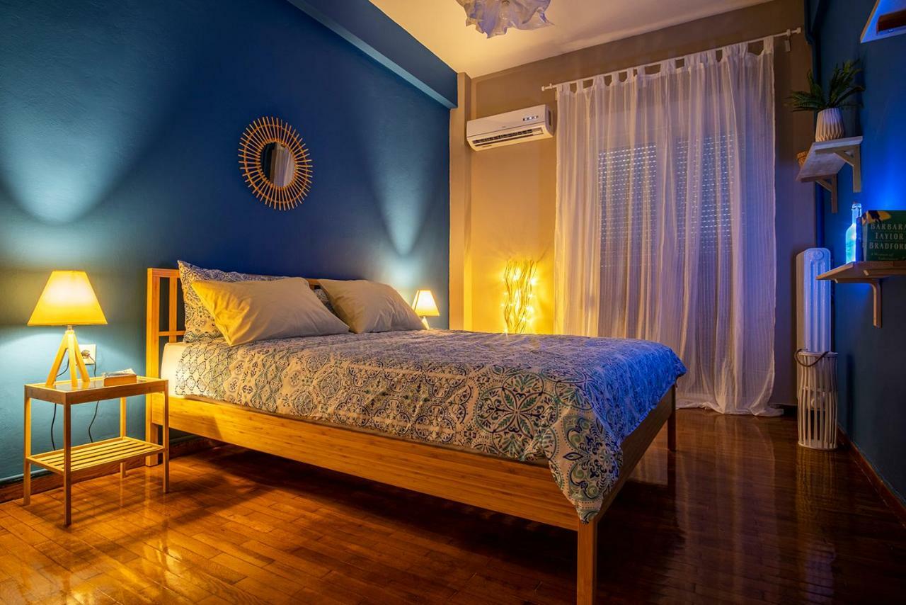 Colourful Apt,Airport Line,6 Min Metro,300 Mbps! Apartment Athens Exterior photo