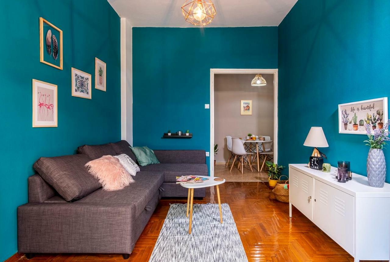 Colourful Apt,Airport Line,6 Min Metro,300 Mbps! Apartment Athens Exterior photo